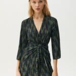 Short Dress With Knotted Skirt